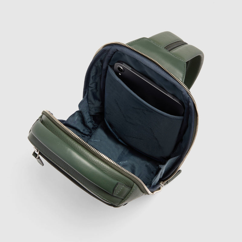 Leather Sling Bag with RFID Protection for iPad® mini