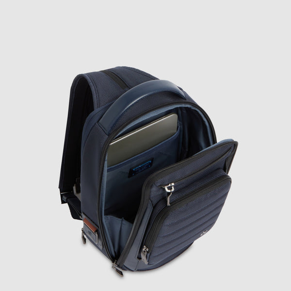Zaino monospalla uomo porta iPad®, espandibile - Blu - foto 7