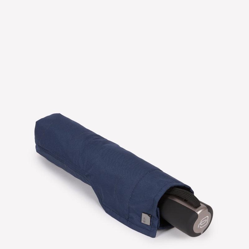 Automatic Windproof Umbrella in Recycled Nylon - Blue - photo 3