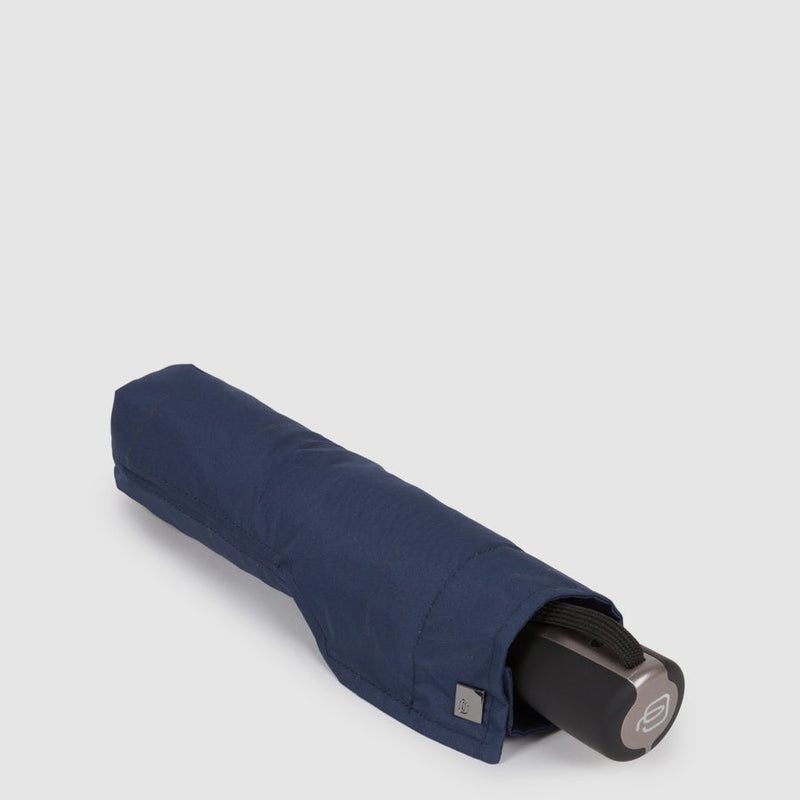 Automatic Windproof Umbrella in Recycled Nylon - Blue - photo 4