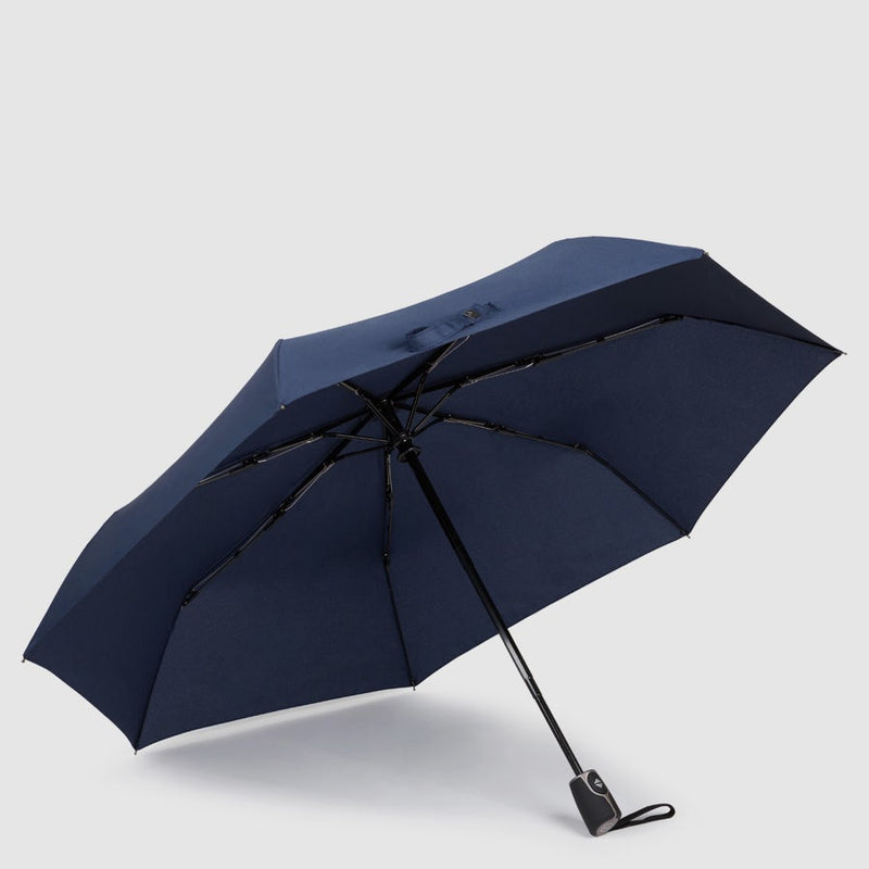 Automatic Windproof Umbrella in Recycled Nylon - Blue - photo 6