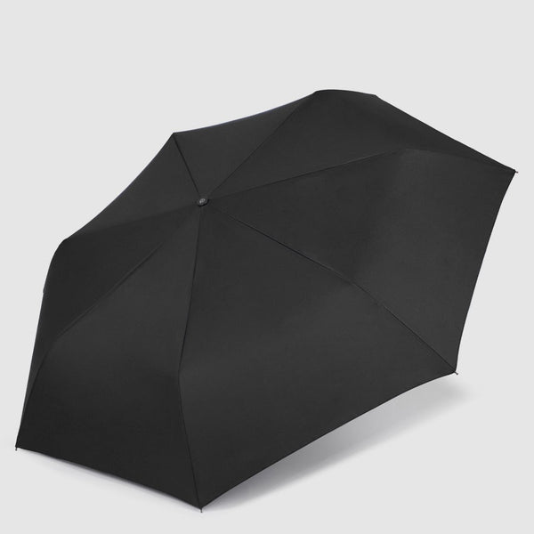Automatic Windproof Umbrella in Recycled Nylon - Black - photo 2