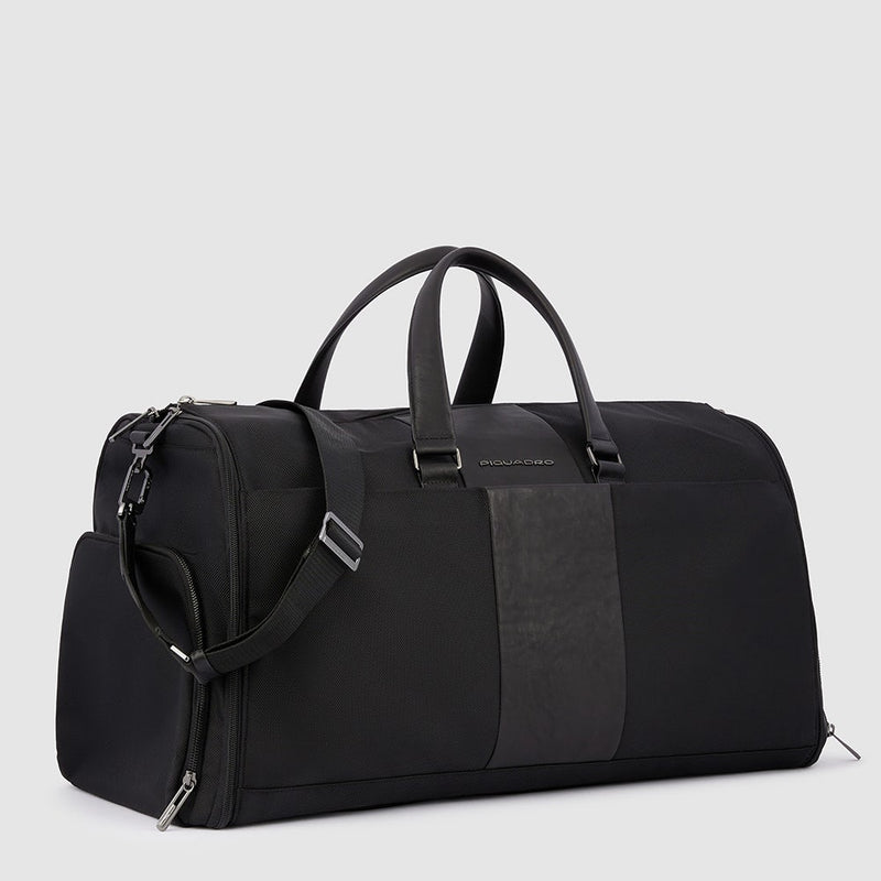 Borsa porta abiti con gancio in tessuto riciclato - vista alternativa