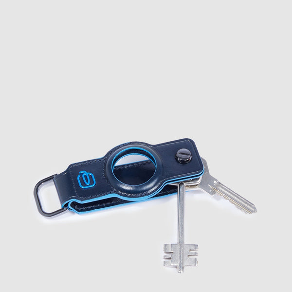 Skórzany brelok na AirTag® lub lokalizator Bluetooth® - Granatowy - zdjęcie 4