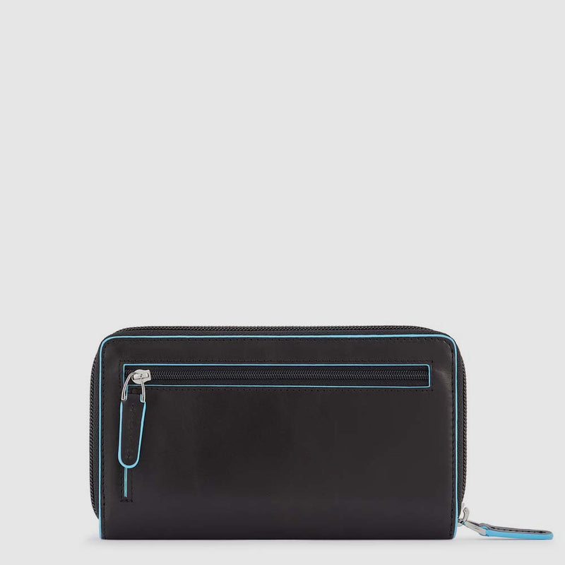 Women's Bifold Wallet with 12 Card Slots, RFID Protection
