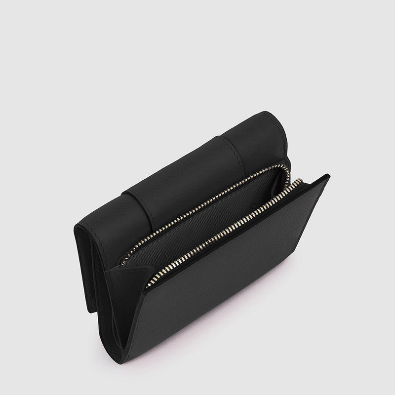 Cartera pequeña mujer triple 