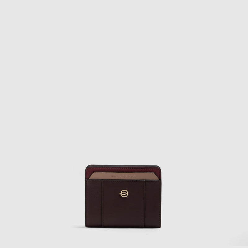 Small Leather Bifold Wallet, 4 Card Slots & RFID