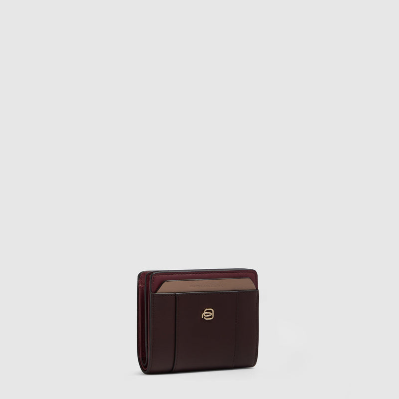 Small Leather Bifold Wallet, 4 Card Slots & RFID