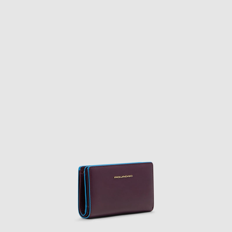 Women's Leather Bifold Wallet, 10 Card Slots & RFID