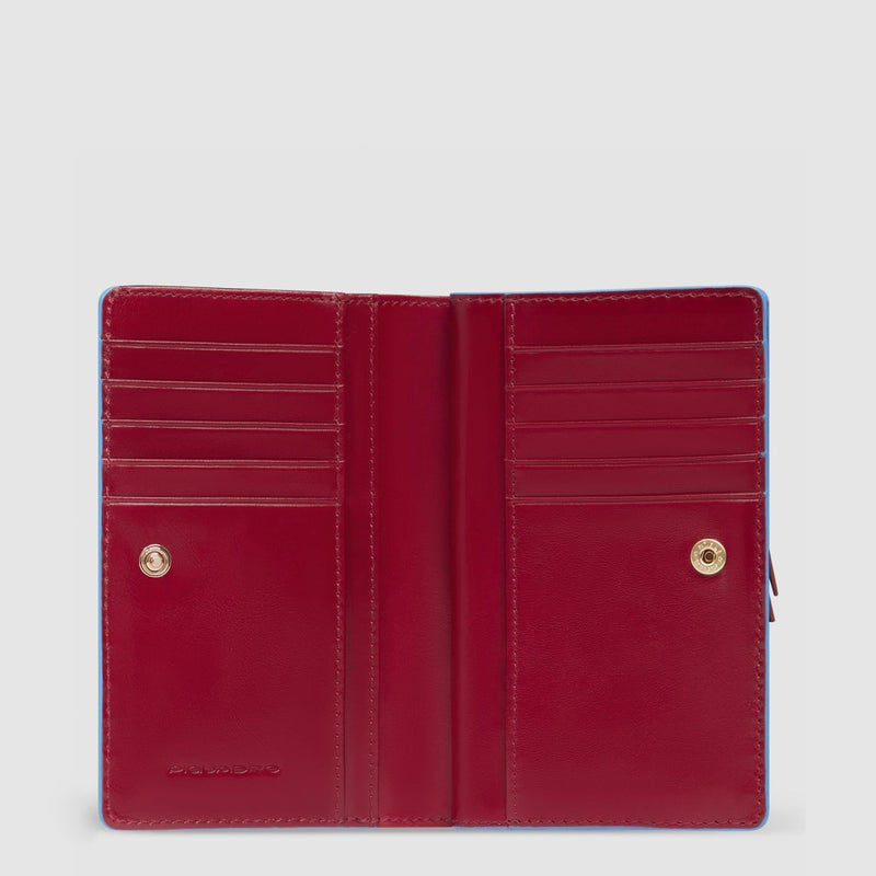 Women's Leather Bifold Wallet, 10 Card Slots & RFID