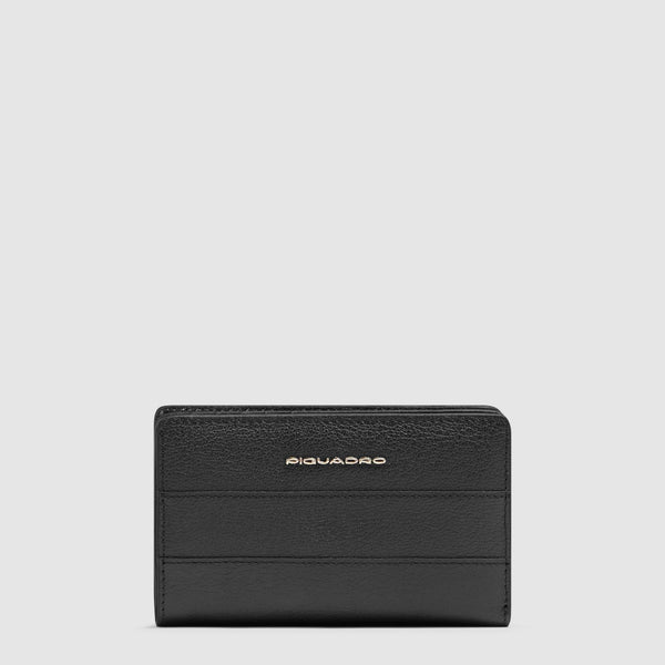 Women's Leather RFID Wallet with 10 Card Slots - 1