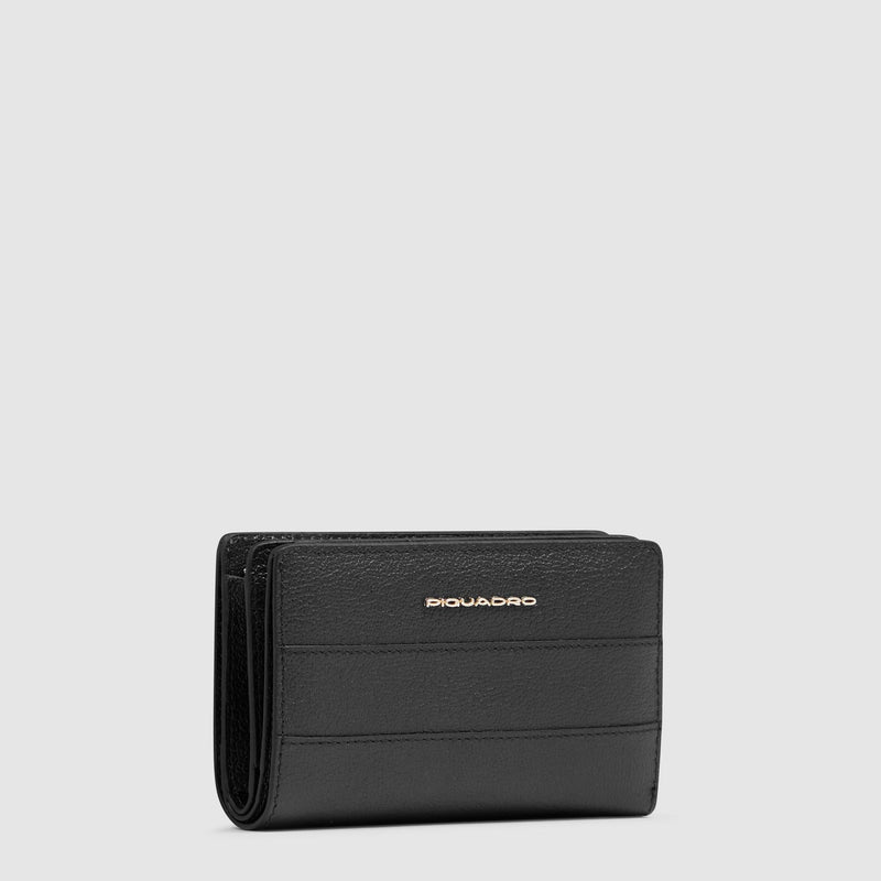 Women's Leather RFID Wallet with 10 Card Slots