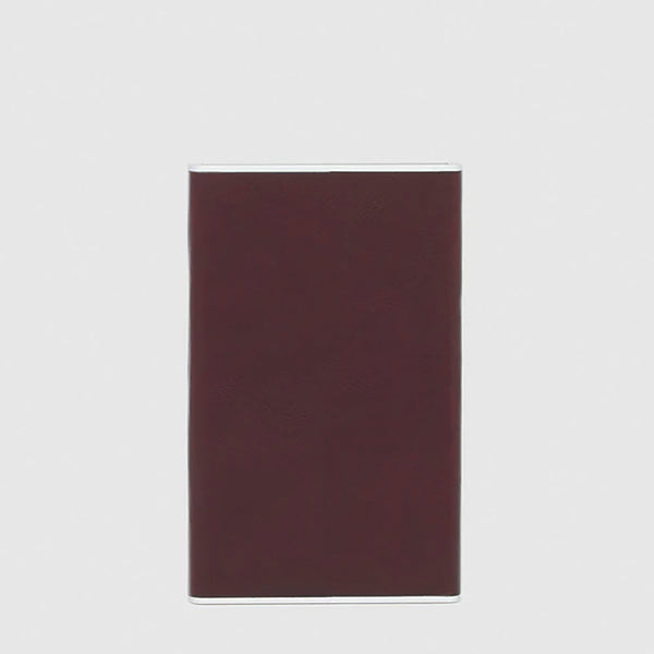 Leather and Metal Card Holder with Sliding System - 3