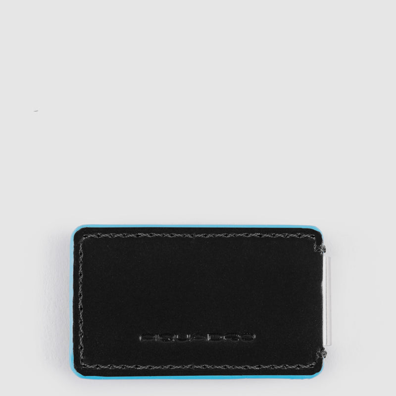 Slim Leather Money Clip for Cards and Cash - Black - photo 3