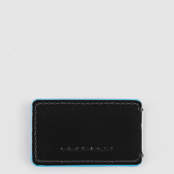 Slim Leather Money Clip for Cards and Cash - Black - photo 3