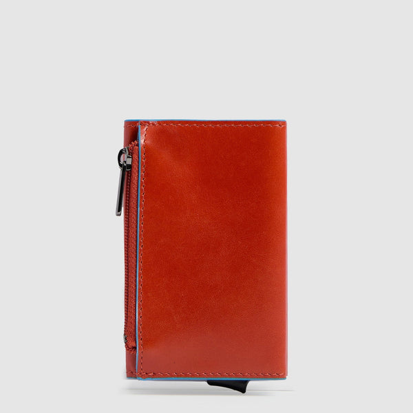 Compact Leather Wallet with Pop-Up Card Holder - 2