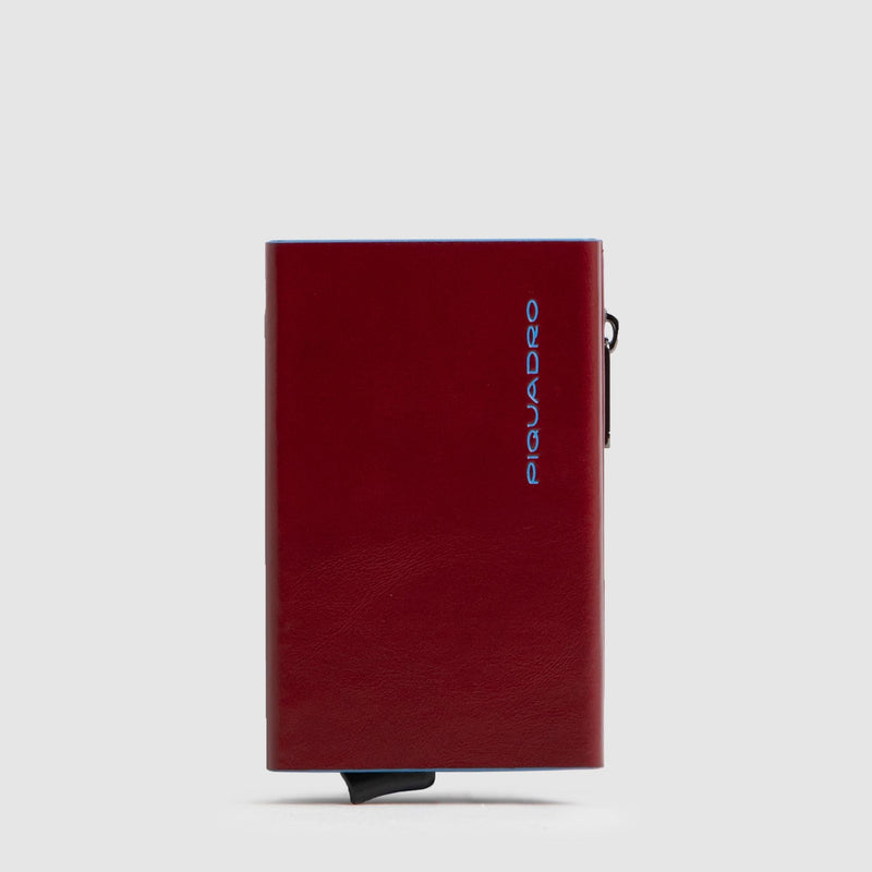 Portafoglio compatto uomo automatico - rosso