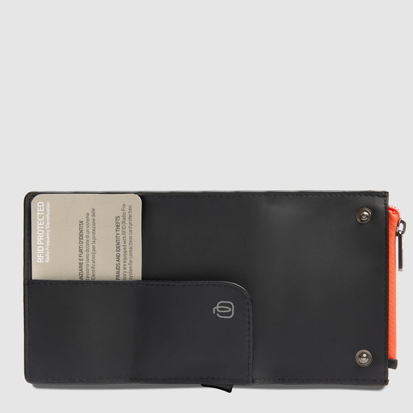 RFID-Blocking Pop-Up Card Holder Piquadro x Audi Revolut F1® Team - Black - photo 3