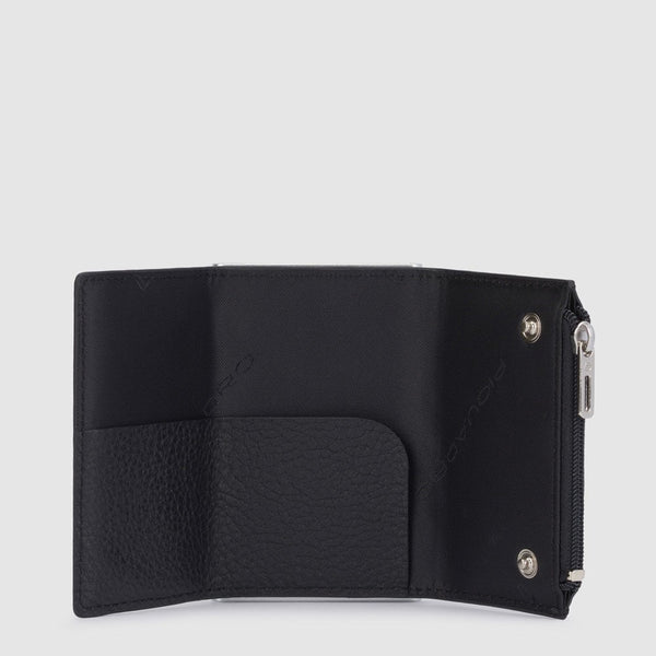 Pop-Up Card Wallet with Coin Pocket and RFID Protection - Black - photo 5