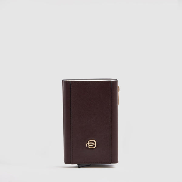 Billetera compacta automática mujer con monedero - 1