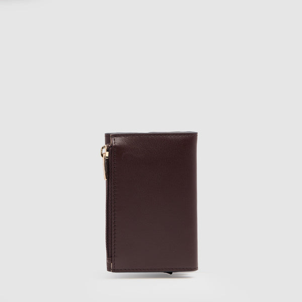 Billetera compacta automática mujer con monedero - 2