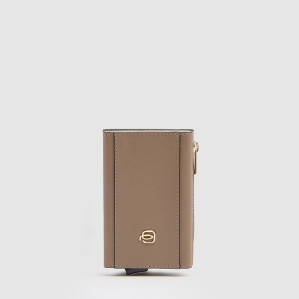 Compact Women's Wallet with Pop-Up Card Holder - 1