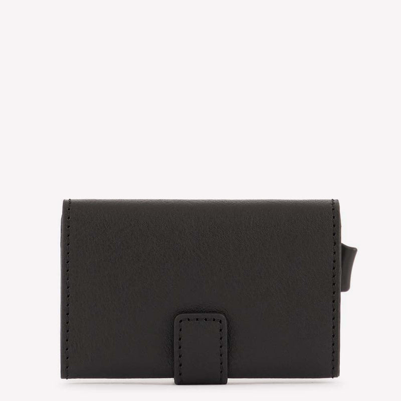 Pop-Up Black Square Card Holder with RFID Blocking - Black - photo 2