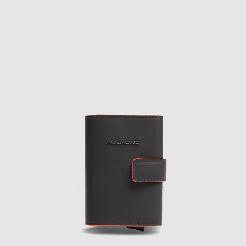 Portacarte automatico "Piquadro x Audi Revolut F1" - nero