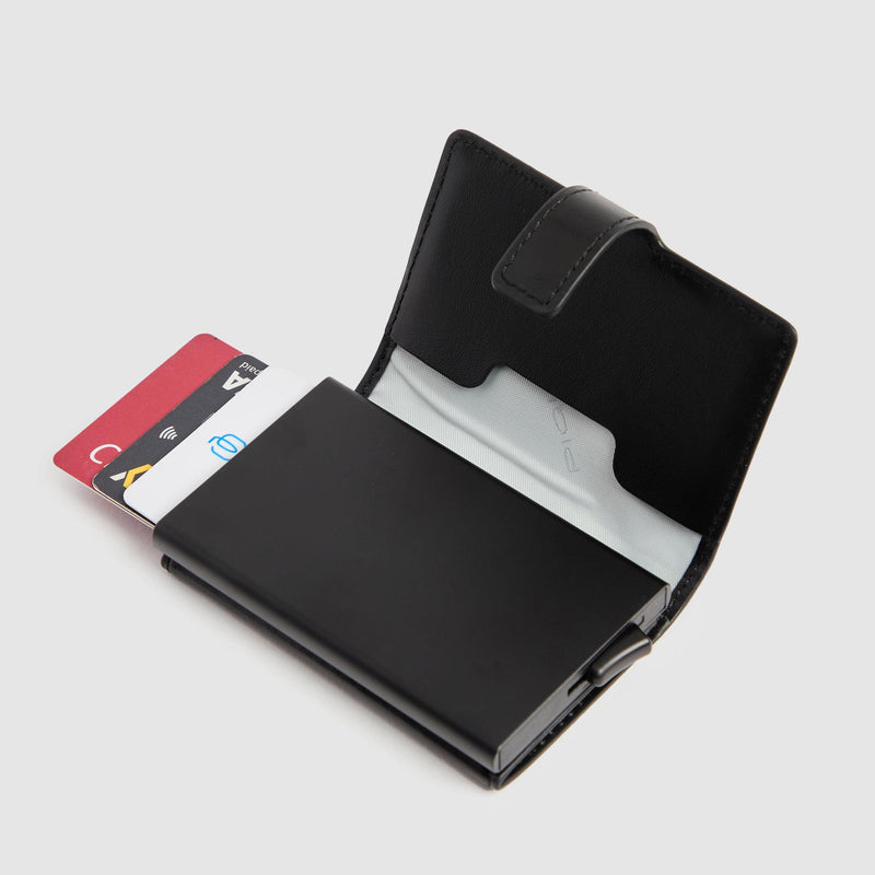 Pop-Up Card Holder with RFID Protection Piquadro x Ducati