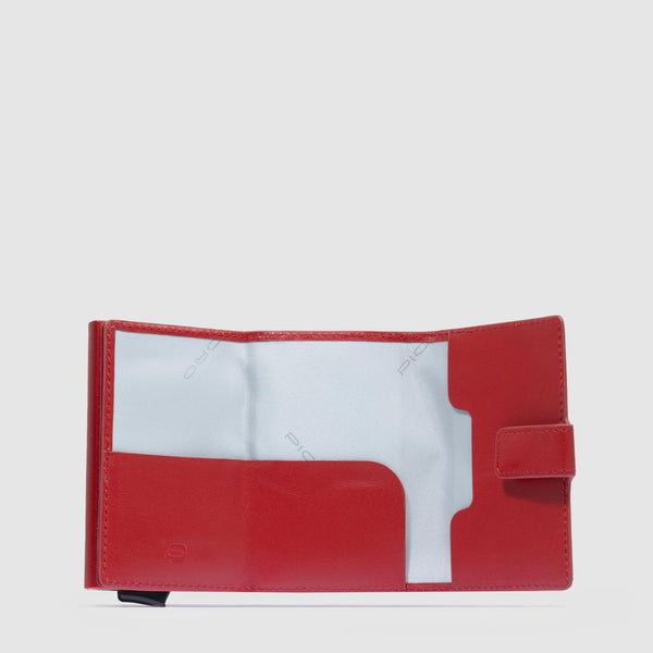 Pop-Up Card Holder with RFID Protection Piquadro x Ducati - Red - photo 3