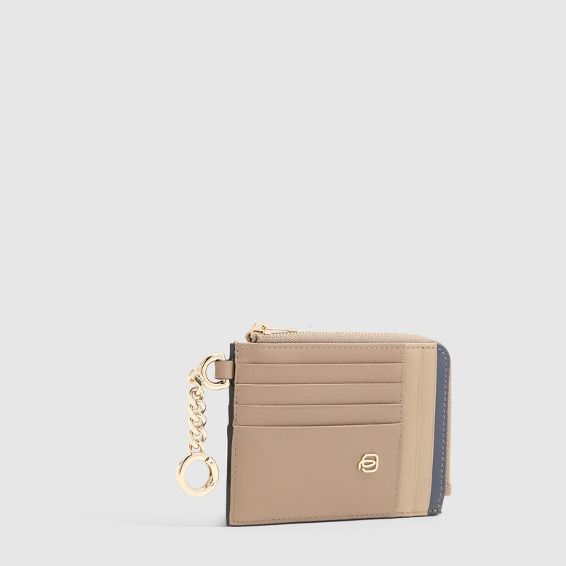 Women's Leather Card Holder, 8 Slots & RFID Protection