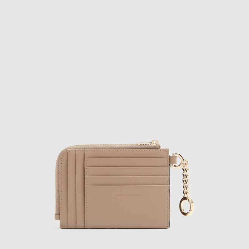 Women's Leather Card Holder, 8 Slots & RFID Protection
