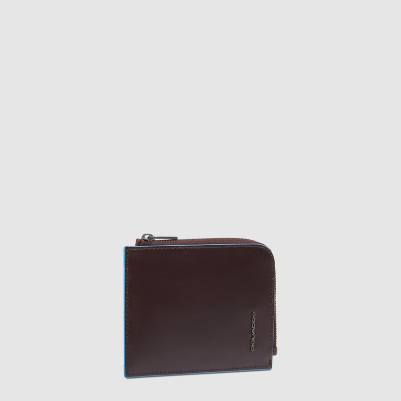Leather Card Holder with 4 Slots & RFID Protection - Mahogany - photo 2