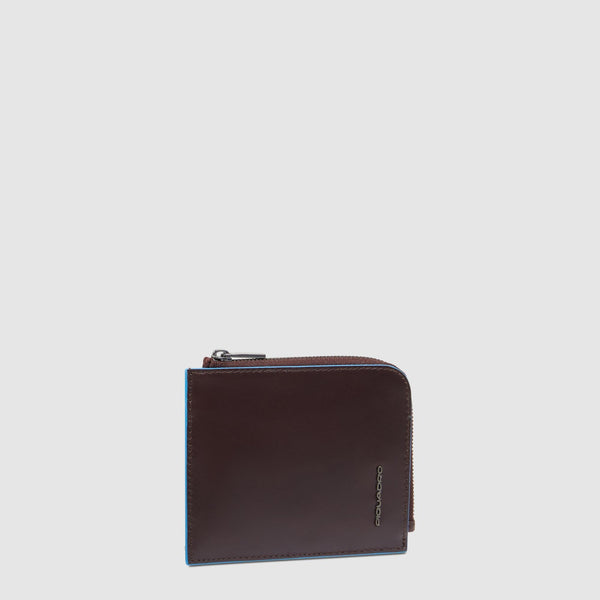 Leather Card Holder with 4 Slots & RFID Protection - Mahogany - photo 2