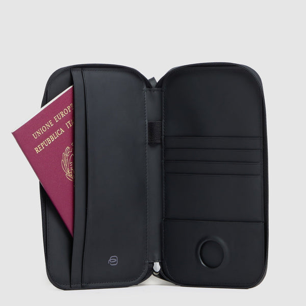 Zip Passport Holder with RFID Protection Piquadro x Ducati - 3