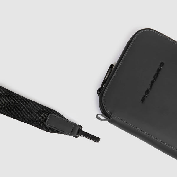 Porta passaporto con zip - Nero - foto 4