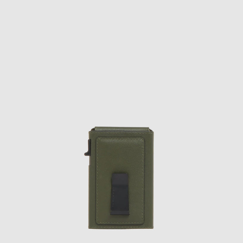 Pop-up Card Holder with 3 Card Slots and RFID Protection - Green - photo 2