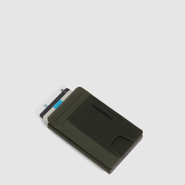 Pop-up Card Holder with 3 Card Slots and RFID Protection - Green - photo 4