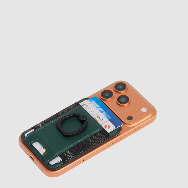 Modular Leather MagSafe® Card Holder with Ring Stand - 3