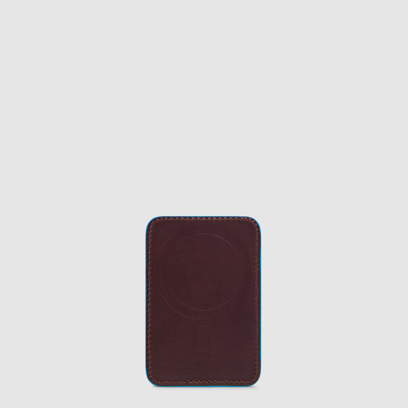Rigid Leather MagSafe® Card Holder with RFID Protection