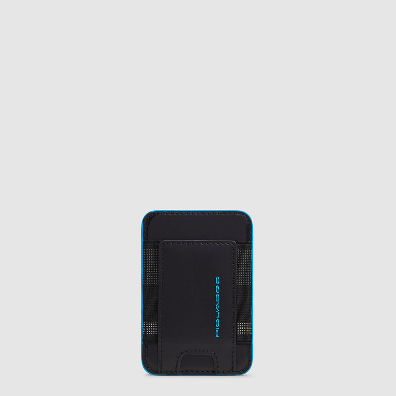 Rigid Leather MagSafe® Card Holder with RFID Protection