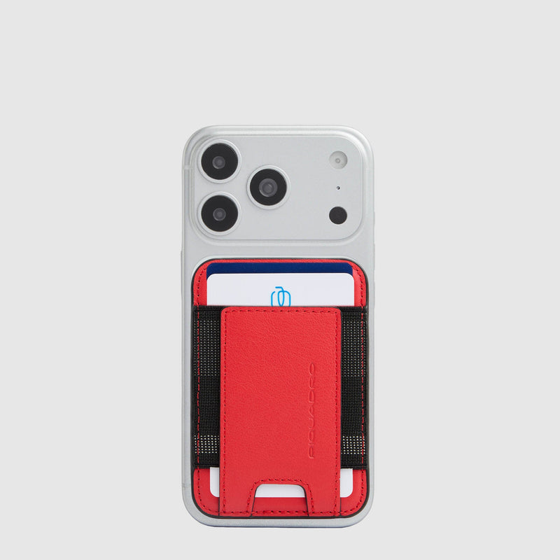 All-Leather MagSafe® Card Holder with RFID Protection