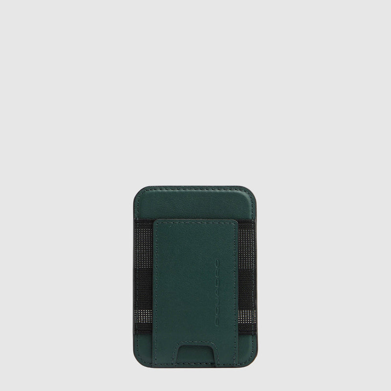 All-Leather MagSafe® Card Holder with RFID Protection