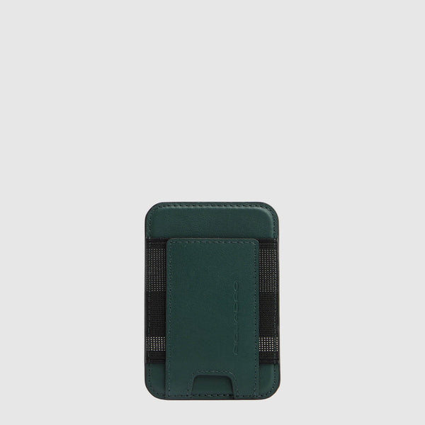 All-Leather MagSafe® Card Holder with RFID Protection - 1