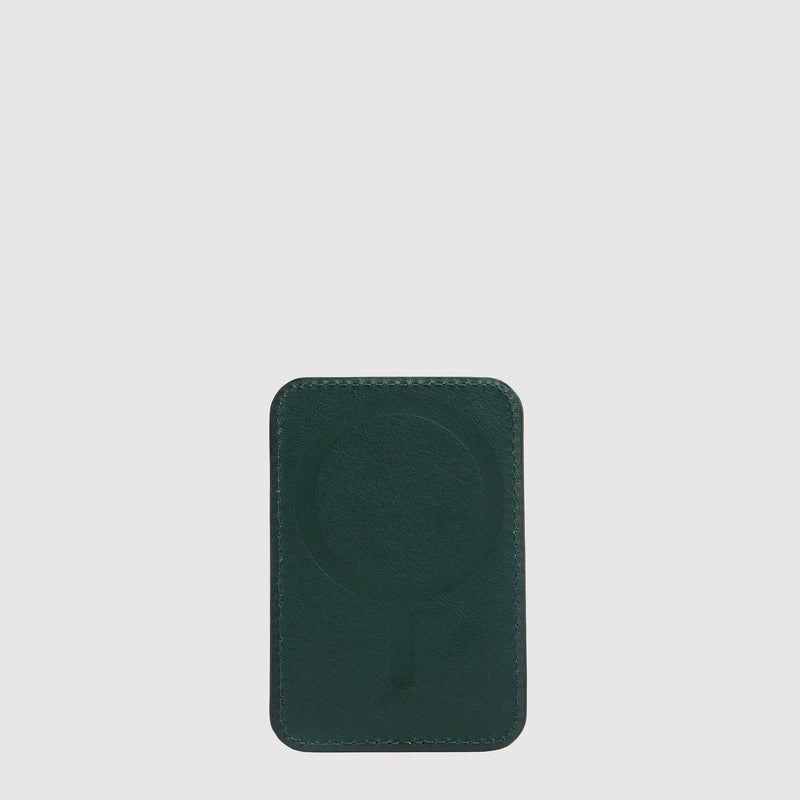 All-Leather MagSafe® Card Holder with RFID Protection