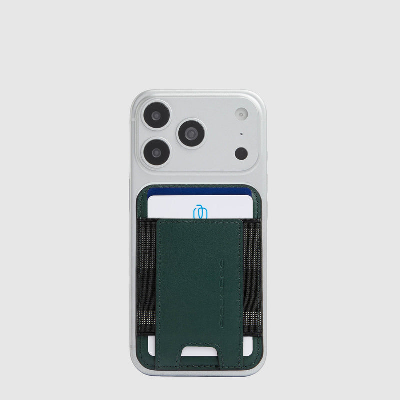 All-Leather MagSafe® Card Holder with RFID Protection