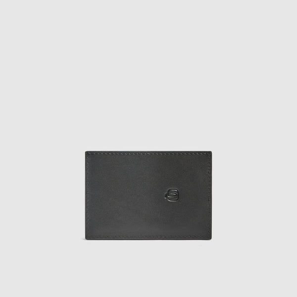 Skórzane etui na karty MagSafe® z 2 przegródkami z ochroną RFID - Czarny - zdjęcie 2