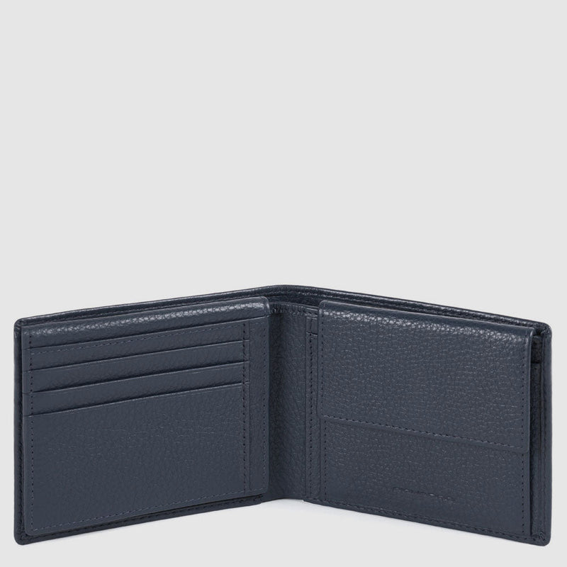 Leather Wallet with ID Window, 7 Card Slots & RFID