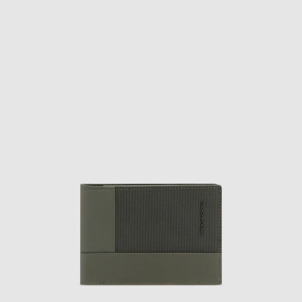 Men's Wallet with 7 Card Slots and RFID Protection - Green