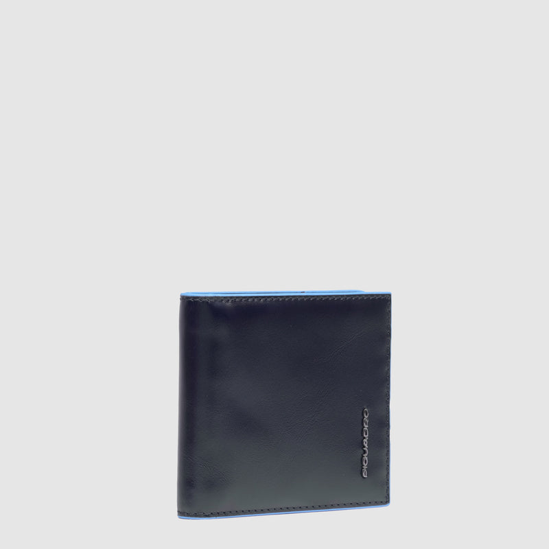 Leather Money Clip Wallet, 10 Cards & RFID Blocking - Night blue - photo 2
